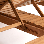 Шезлонг двухместный из эвкалипта Sunset варинант исполнения - 6 | Loft Concept в Краснодаре