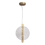 Подвесной светильник с круглым стеклянным плафоном Gingham варинант исполнения - 4 | Loft Concept в Краснодаре