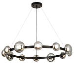 Светодиодная кольцевая люстра IONA Сhandelier black варинант исполнения - 4 | Loft Concept в Краснодаре