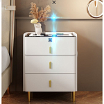 Умная прикроватная тумбочка c зарядкой для телефона Smart Furniture варинант исполнения - 2 | Loft Concept в Краснодаре