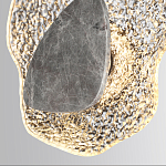 Бра с волнообразным стеклянным плафоном и вставкой из мрамора Liquid Stone варинант исполнения - 5 | Loft Concept в Краснодаре