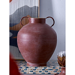 Ваза бордовая с 2-мя фактурными ручками Vase Burgundy Glaze варинант исполнения - 5 | Loft Concept в Краснодаре