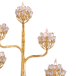 Бра золотое в виде растения Golden Flower Glade варинант исполнения - 1 | Loft Concept в Краснодаре