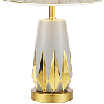 Настольная лампа с абажуром Femia Grey Gold Table Lamp варинант исполнения - 3 | Loft Concept в Краснодаре