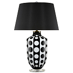 Настольная лампа черно-белый горох Interaction варинант исполнения - 3 | Loft Concept в Краснодаре