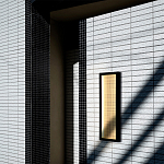 Светодиодное прямоугольное бра из металла черного цвета Lattice Lux варинант исполнения - 9 | Loft Concept в Краснодаре