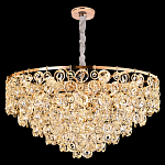 Люстра каскадная с подвесками в форме колец Galaxy of Light варинант исполнения - 7 | Loft Concept в Краснодаре