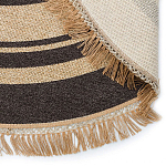 Ковер из комбинированного состава с узором Circles of goodness варинант исполнения - 4 | Loft Concept в Краснодаре