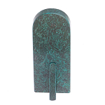 Часы подарочные погон полковник МВД из натурального камня Змеевик Military Clock варинант исполнения - 3 | Loft Concept в Краснодаре