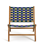 Кресло низкое из массива тика Barbados варинант исполнения - 3 | Loft Concept в Краснодаре