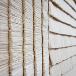 Большое Панно Абстракция белые нити Huipil Wall Hanging варинант исполнения - 2 | Loft Concept в Краснодаре