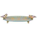 Блюдо фарфоровое Экзотические птички Vivole варинант исполнения - 1 | Loft Concept в Краснодаре