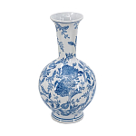 Ваза фарфоровая с синими цветочными мотивами Independence варинант исполнения - 1 | Loft Concept в Краснодаре