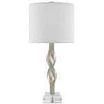 Настольная лампа с фигурным состаренным основанием Flooding with Light варинант исполнения - 2 | Loft Concept в Краснодаре