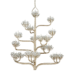 Люстра в виде растения Silver Flower Glade варинант исполнения - 3 | Loft Concept в Краснодаре