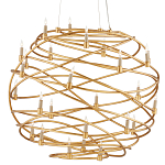 Люстра золотая в форме спирали Fancy Pattern варинант исполнения - 2 | Loft Concept в Краснодаре