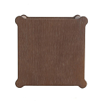 Приставной столик деревянный с резными ножками и нижней полкой Vintage Side Table Brown Wood варинант исполнения - 2 | Loft Concept в Краснодаре