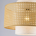 Торшер с декоративным поясом из плетеного бамбука Biuloggicu варинант исполнения - 8 | Loft Concept в Краснодаре