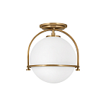 Потолочный светильник с плафоном в форме белого матового шара Hinkley варинант исполнения - 13 | Loft Concept в Краснодаре