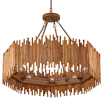 Люстра с абажуром из ротанга Wicker Furniture варинант исполнения - 3 | Loft Concept в Краснодаре