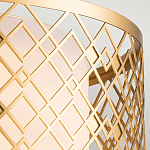 Потолочный светильник золотого цвета с каркасом в виде геометрических ромбов Elstead Lighting варинант исполнения - 4 | Loft Concept в Краснодаре