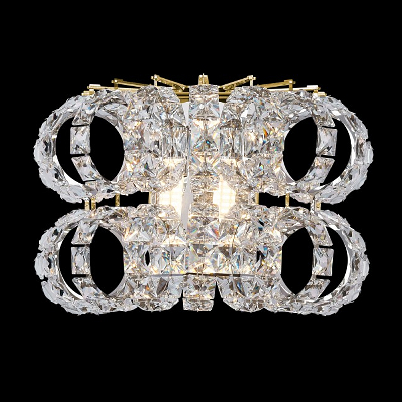 Бра с россыпью хрусталя Perfection of Diamonds Золотой Прозрачный Хром Бра с россыпью хрусталя Perfection of Diamonds Золотой Прозрачный Хром в Краснодаре | Loft Concept