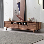 Тумба под телевизориз массива дерева TV Stand made of Walnut Wood варинант исполнения - 1 | Loft Concept в Краснодаре