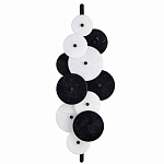 Бра светодиодное из черно-белых дисков Contrast Sample варинант исполнения - 4 | Loft Concept в Краснодаре