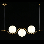 Люстра подвесная светодиодная Jagna 2 Gold and White варинант исполнения - 2 | Loft Concept в Краснодаре