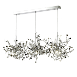 Люстра подвесная из трех частей с металлическими круглыми элементами Terzani Argent варинант исполнения - 7 | Loft Concept в Краснодаре