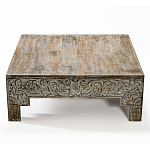 Кофейный стол Carved Сoffee table ручная резьба по дереву варинант исполнения - 1 | Loft Concept в Краснодаре