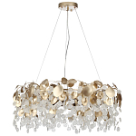 Люстра с декоративными подвесками из прозрачного стекла в форме монеток FAIRYTREE Light варинант исполнения - 10 | Loft Concept в Краснодаре