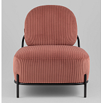 Кресло Стоун велюр рельефный коралловый варинант исполнения - 4 | Loft Concept в Краснодаре