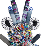 Кукла из джинсы Rusalka Upcycling варинант исполнения - 2 | Loft Concept в Краснодаре