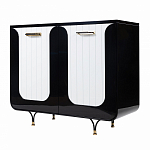 Черно-белый распашной комод Accordo варинант исполнения - 2 | Loft Concept в Краснодаре