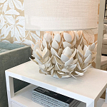 Настольная лампа White Bionic Petals Flo Table Lamp варинант исполнения - 3 | Loft Concept в Краснодаре