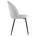 Мягкий стул в сером велюре Miruna Chair варинант исполнения - 5 | Loft Concept в Краснодаре