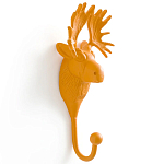 Настенный крючок голова оленя Deer Wall Hook Mustard варинант исполнения - 2 | Loft Concept в Краснодаре