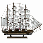 Декоративная модель деревянного тёмно-коричневого парусника в подарочной упаковке With The low варинант исполнения - 1 | Loft Concept в Краснодаре