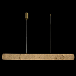 Подвесной светильник линейный цилиндрической формы из натурального алебастра Alabaster Geometry варинант исполнения - 1 | Loft Concept в Краснодаре