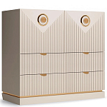 Комод с фактурным фасадом Satin Furniture варинант исполнения - 1 | Loft Concept в Краснодаре