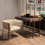 Письменный стол прямоугольный с 2-мя выдвижными ящиками Bristol варинант исполнения - 4 | Loft Concept в Краснодаре