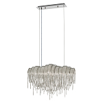 Люстра подвесная с металлическими цепочками и изогнутыми металлическими дугами 72 см Atlantis Chain варинант исполнения - 2 | Loft Concept в Краснодаре