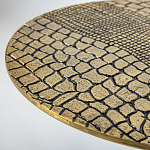 Кофейный столик с металлической столешницей Amphibian варинант исполнения - 3 | Loft Concept в Краснодаре