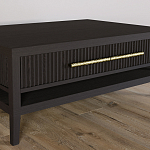 Кофейный стол Primo с двумя ящиками Темный орех варинант исполнения - 3 | Loft Concept в Краснодаре