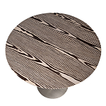 Стол барный круглый высокий с полосатым узором Zebroids варинант исполнения - 2 | Loft Concept в Краснодаре