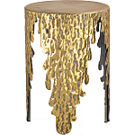 Столик дизайнерский Copper streaks варинант исполнения - 1 | Loft Concept в Краснодаре