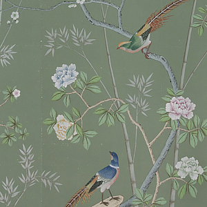 Обои ручная роспись Portobello Blue Grey