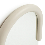 Зеркало овальное Curved Furniture бежевое варинант исполнения - 2 | Loft Concept в Краснодаре