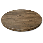 Стол журнальный c коричневой круглой столешницей на трех металлических ножках Charm Coffee Table варинант исполнения - 2 | Loft Concept в Краснодаре